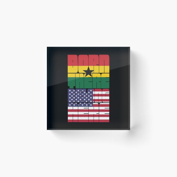 Item preview, Born Ghana Belong American designed and sold by FlagX.
