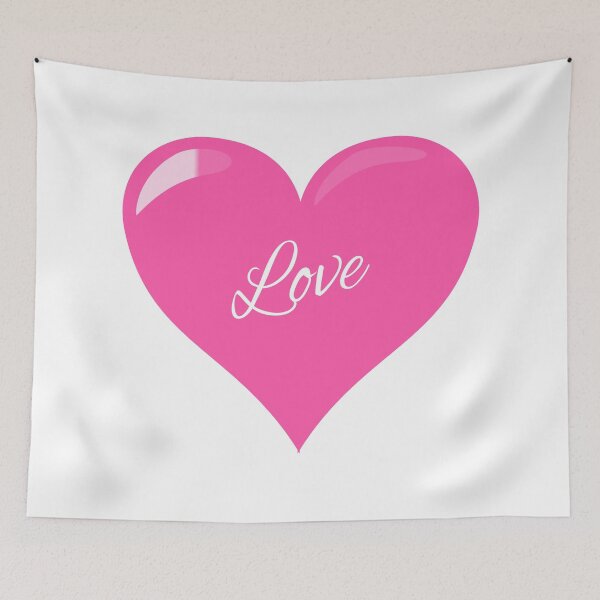 Item preview, Love Pink Heart designed and sold by KATKattalestv.