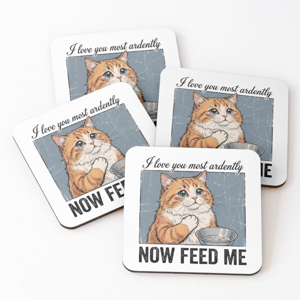 Item preview, I Love You Most Ardently Now Feed Me Orange Cat designed and sold by Fenay Designs.
