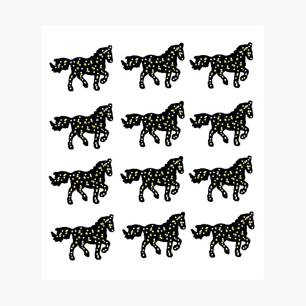 Item preview, Silueta del Caballo Cósmico de Sagitario designed and sold by Theo86.