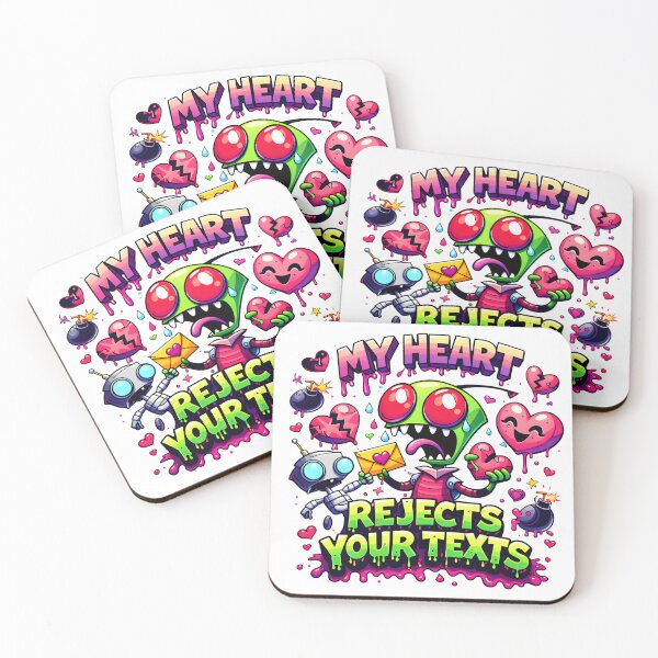 Item preview, My Heart Rejects Your Texts Alien designed and sold by AnnDesignStudio.