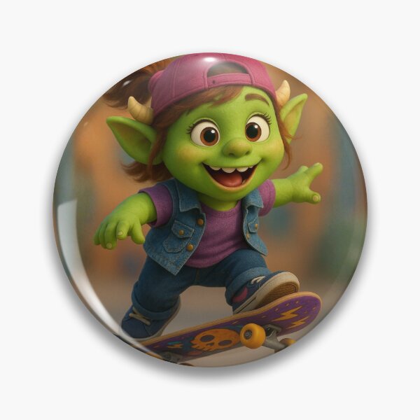 Item preview, Skater Ogre Girl designed and sold by Sillytoe.