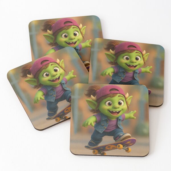 Item preview, Skater Ogre Girl designed and sold by Sillytoe.