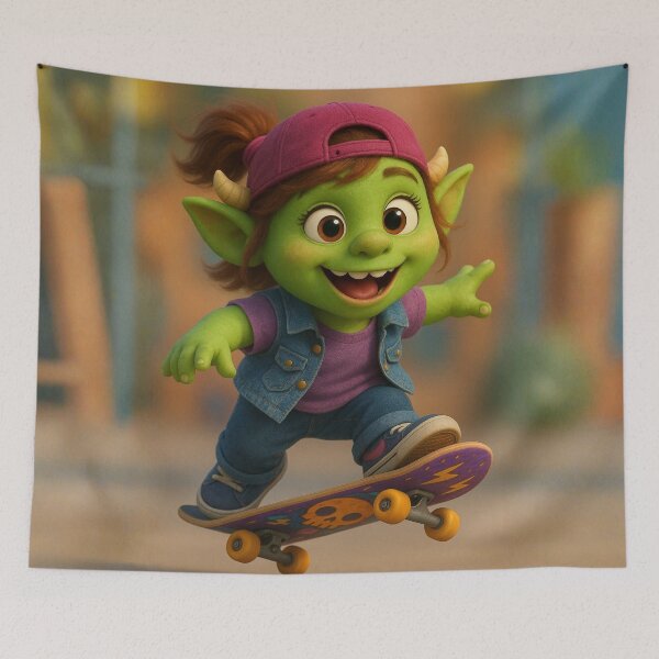 Item preview, Skater Ogre Girl designed and sold by Sillytoe.