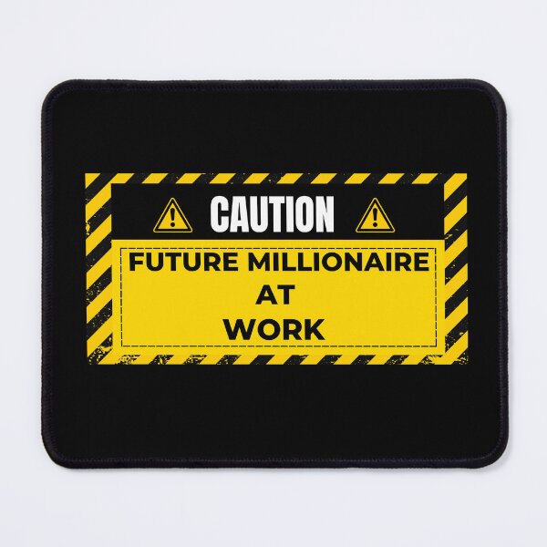 Item preview, CAUTION: Future Millionaire at Work designed and sold by 1950s ⭐⭐⭐⭐⭐.