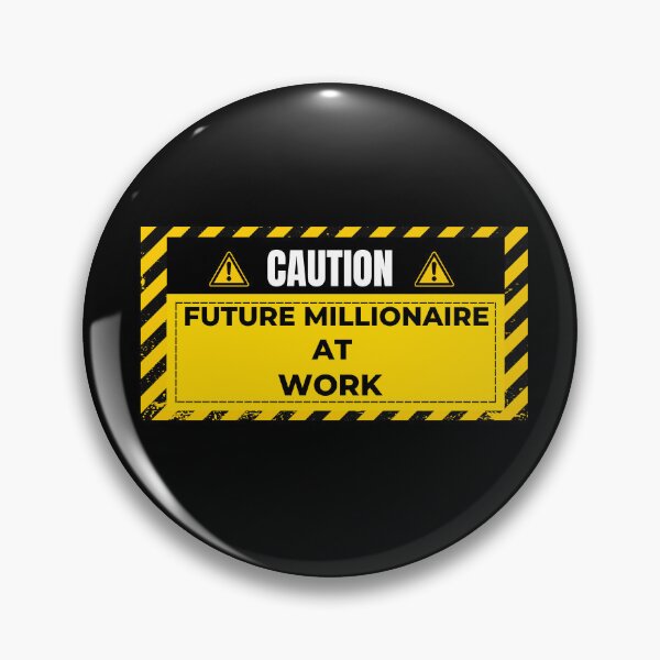 Item preview, CAUTION: Future Millionaire at Work designed and sold by 1950s ⭐⭐⭐⭐⭐.