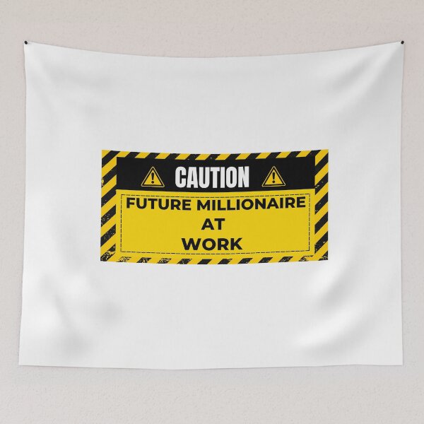 Item preview, CAUTION: Future Millionaire at Work designed and sold by 1950s ⭐⭐⭐⭐⭐.
