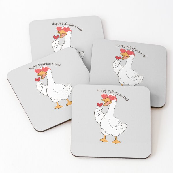 Item preview, Funny Valentine Goose Love Heart Design designed and sold by 1950s ⭐⭐⭐⭐⭐.