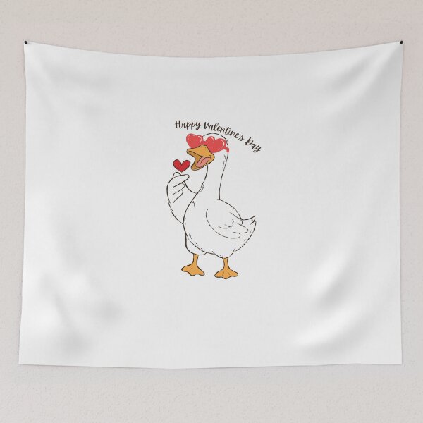 Item preview, Funny Valentine Goose Love Heart Design designed and sold by 1950s ⭐⭐⭐⭐⭐.