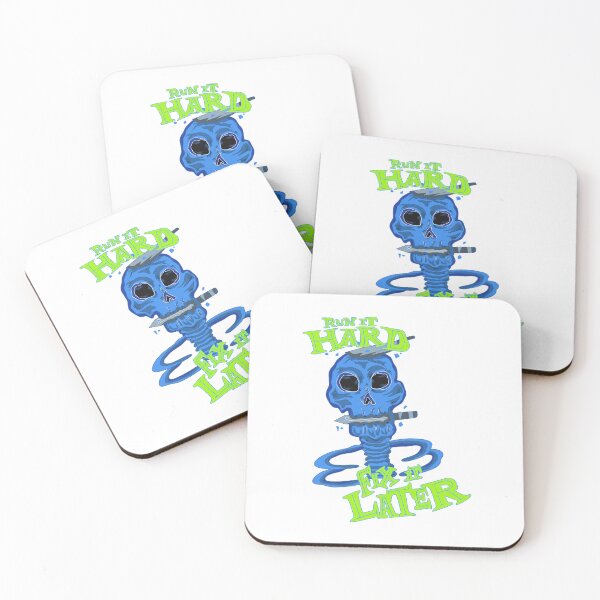 Item preview, Run It Hard Fix Later Skull designed and sold by MD-Over.