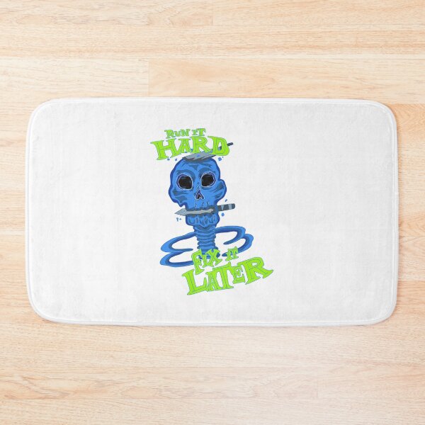 Item preview, Run It Hard Fix Later Skull designed and sold by MD-Over.
