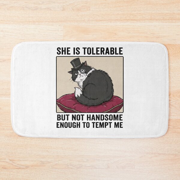 Item preview, Mr Darcy Cat Tolerable But Not Handsome Enough Graphic designed and sold by Fenay Designs.