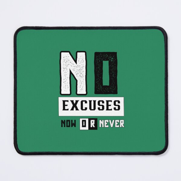 Item preview, No Excuses, Strong Mindset and Discipline designed and sold by V-ForAll.