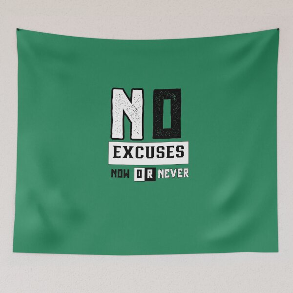 Item preview, No Excuses, Strong Mindset and Discipline designed and sold by V-ForAll.