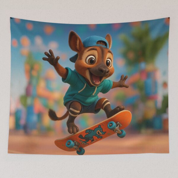 Item preview, Skater Okapi designed and sold by Sillytoe.