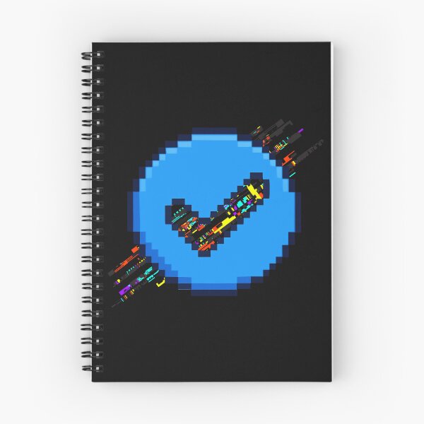 Item preview, Glitched Verification Checkmark – Pixel Art Digital Aesthetic designed and sold by Aquarius-club.