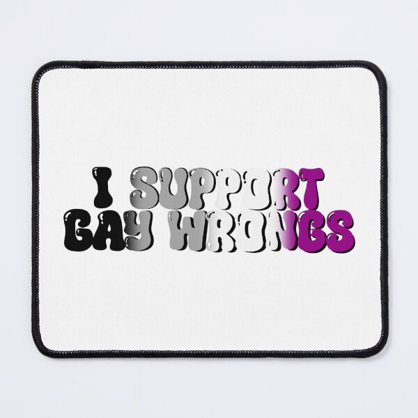 Item preview, Gay Wrongs Asexual Flag designed and sold by honourartsshop.