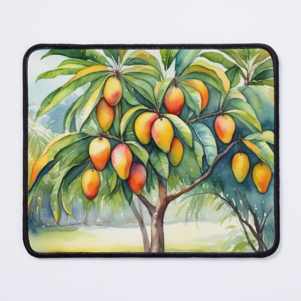 Item preview, Mango tree with ripe fruit designed and sold by Kraftbaum.