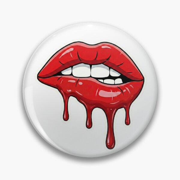 Item preview, Red Biting Lips designed and sold by Simple Graphics.