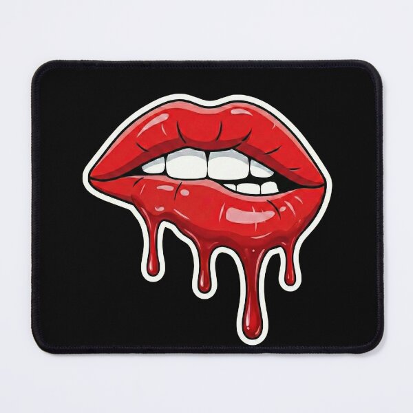 Item preview, Red Biting Lips designed and sold by Simple Graphics.