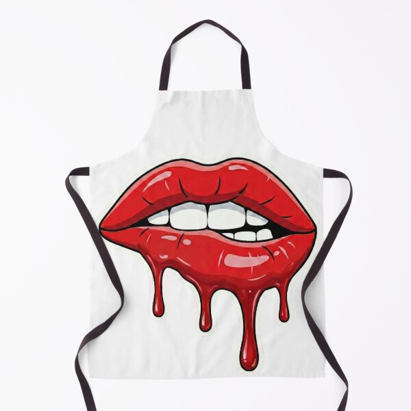 Item preview, Red Biting Lips designed and sold by Simple Graphics.