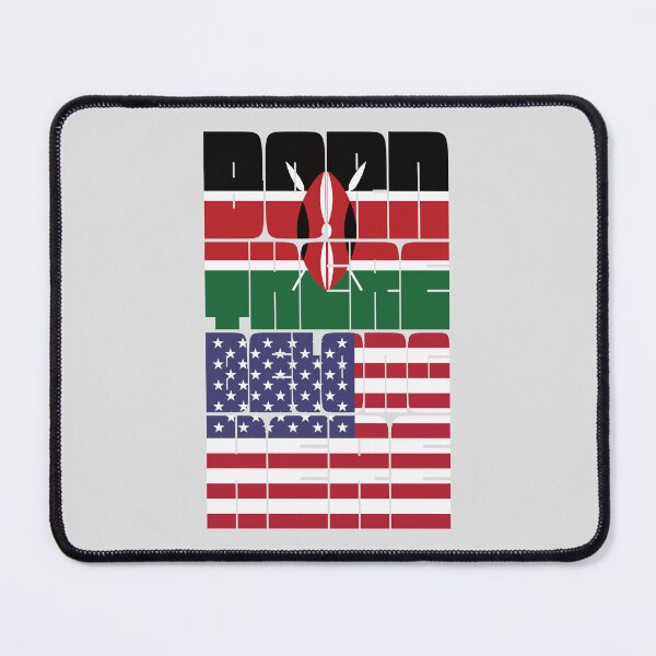 Item preview, Born Kenya Belong American designed and sold by FlagX.
