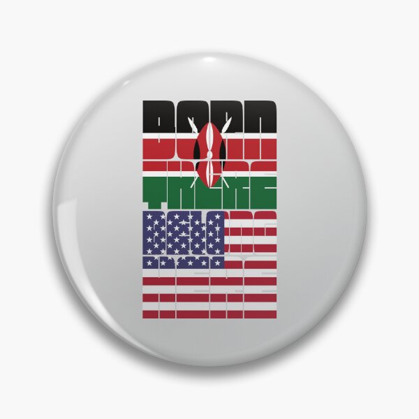 Item preview, Born Kenya Belong American designed and sold by FlagX.