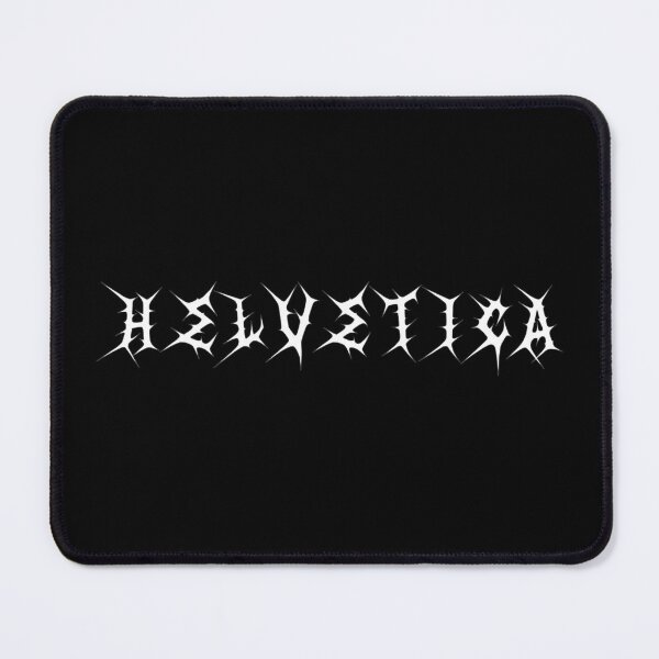 Item preview, Black Metal Helvetica designed and sold by Visigothic Productions.