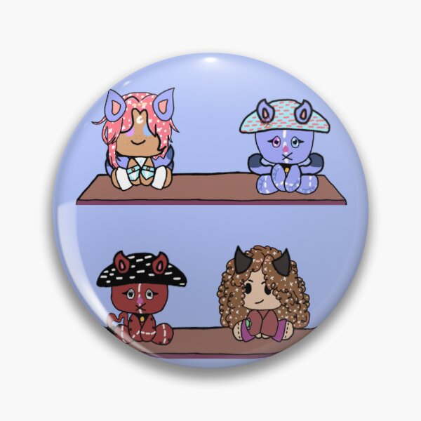 Item preview, Angie and Ambrose, with their Mushling form. designed and sold by Raven Fables.