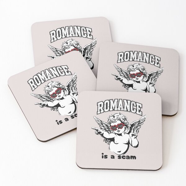 Item preview, CUPID "ROMANCE IS A SCAM" designed and sold by BKDIGITALSHOP.