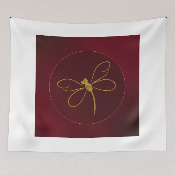 Item preview, Golden Dragonfly Silhouette designed and sold by RehamVisuals.