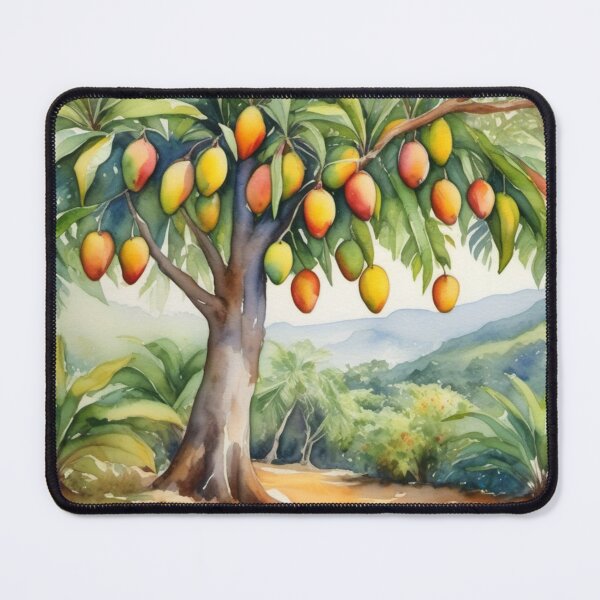 Item preview, Mango tree in a tropical landscape designed and sold by Kraftbaum.