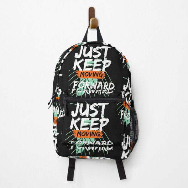 Item preview, Just Keep Moving Forward – Minimal Motivational Quote Design designed and sold by ArtistryByMeem .