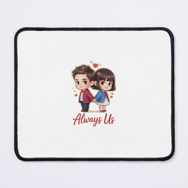 Item preview, Always Us – Chibi Couple Hug Gift Sticker ♡ designed and sold by CoquetteLunaCo.