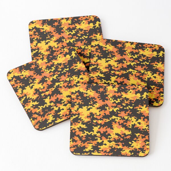 Item preview, Blaze orange Camouflage Pattern 2 designed and sold by Mark Cannon.