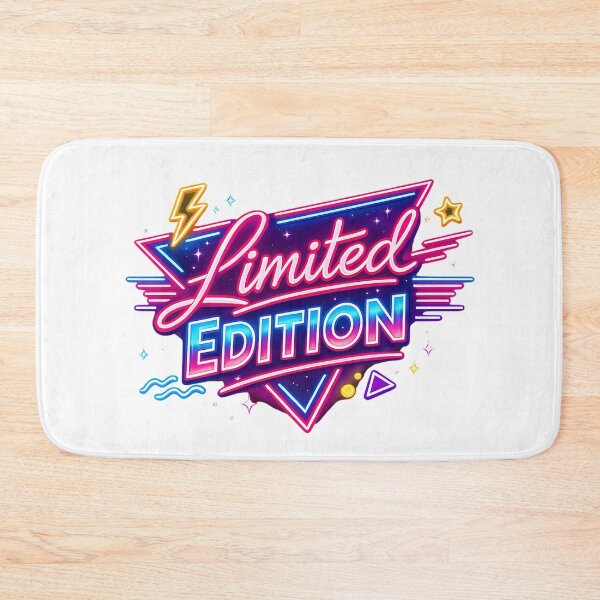Item preview, Limited Edition Neon Logo – 90s Retro Style designed and sold by GlobalBoom.