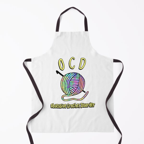 Item preview, Funny Crochet OCD Humor designed and sold by Sartoris Art.