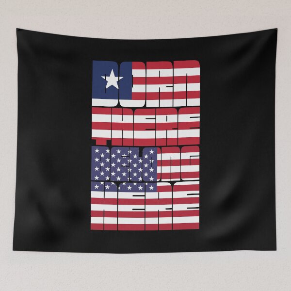 Item preview, Born Liberia Belong American designed and sold by FlagX.