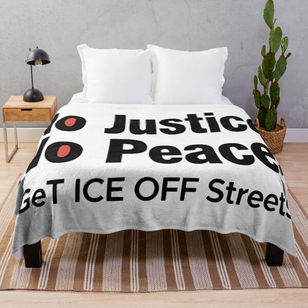 Item preview, anti ice No Justice, No Peace — Get ICE Off Our Streets designed and sold by Uglyandcute.