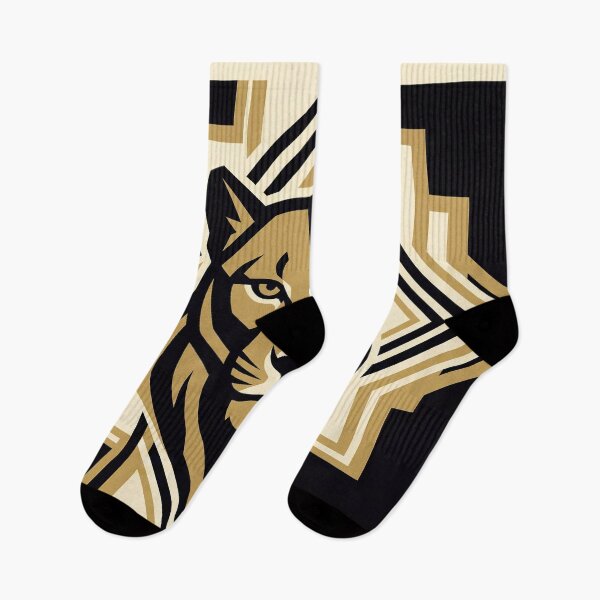 Item preview, Art Deco Panther Geometric Wall Art – Modern Gold & Black Animal Design designed and sold by SavinMercantile.