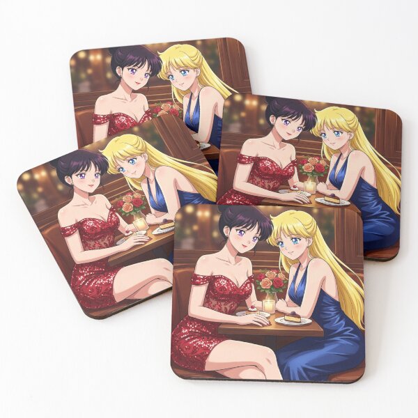Item preview, Rei and Minako Date Night designed and sold by Solace Sparkles.