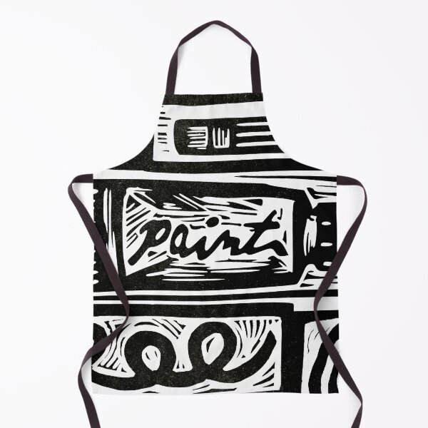 Item preview, Artist linoprint modern graphic design paint designed and sold by petalecho.