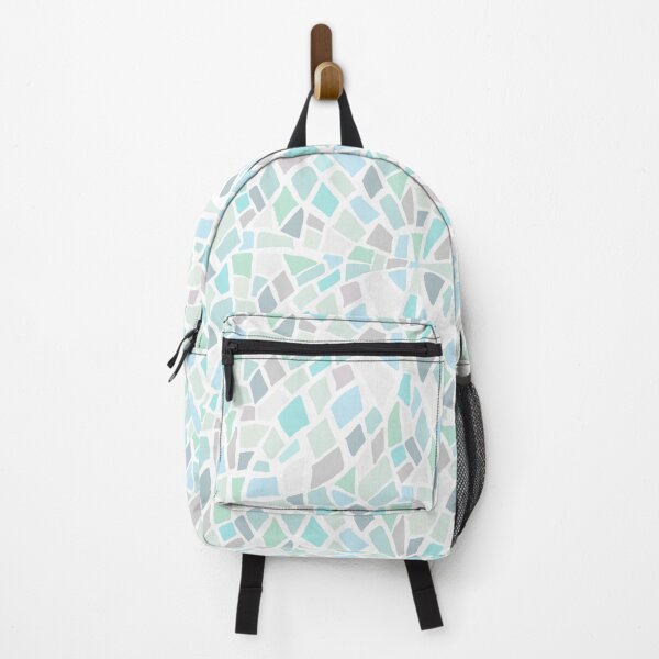 Item preview, pastel blue diamond mosaic pattern designed and sold by SweetCoolVibes.