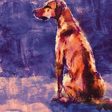 Aperçu de l'œuvre Chien Rhodesian Ridgeback de MidnightARTing