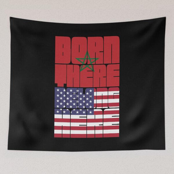 Item preview, Born Morocco Belong American designed and sold by FlagX.