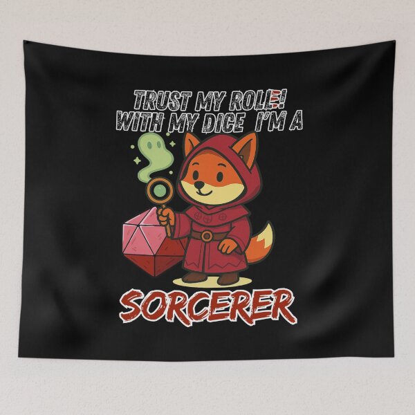 Item preview, X-Pro-Fox Sorcerer – Trust my roll(e)! – a Wuerfelfuchs RPG-Series designed and sold by Wuerfelfuchs.