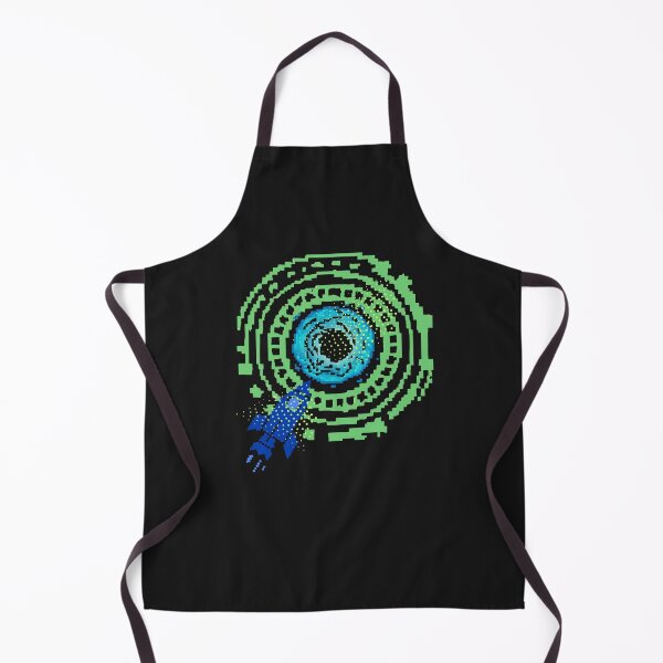 Item preview, Pixel Wormhole Portal – Retro Sci-Fi Glitch Art designed and sold by Aquarius-club.
