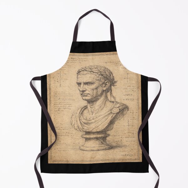 Item preview, Julius Caesar Bust Engraving – Gift for Book Lovers • Dark Academia Classical Art designed and sold by JacobKAurumhead.