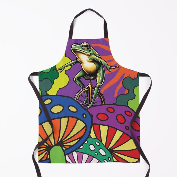 Item preview, Trippy Frog on Psychedelic Mushrooms designed and sold by Analog Aura .
