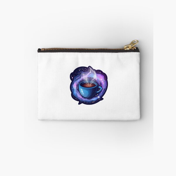 Item preview, Cosmic Coffee Sticker – Galaxy Coffee Cup with Nebula & Space Aesthetic designed and sold by StickerNexa.